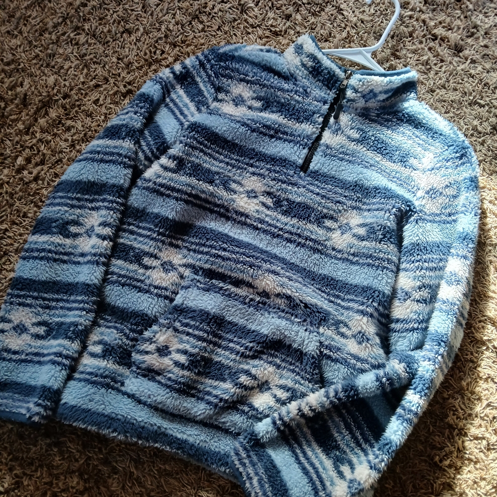 Rock & Roll Denim Kids Sherpa Hoodie